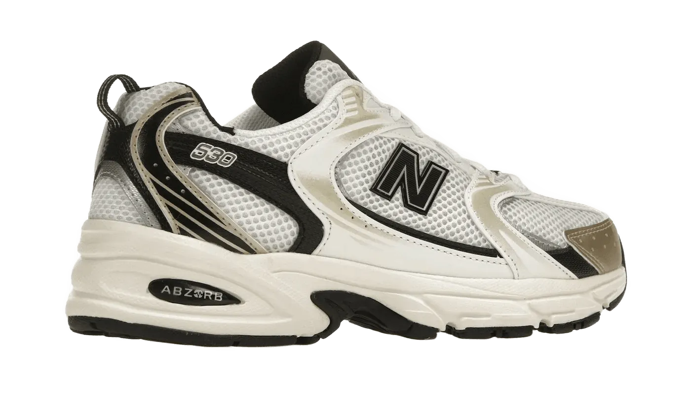 New Balance 530 White Light Gold Metallic