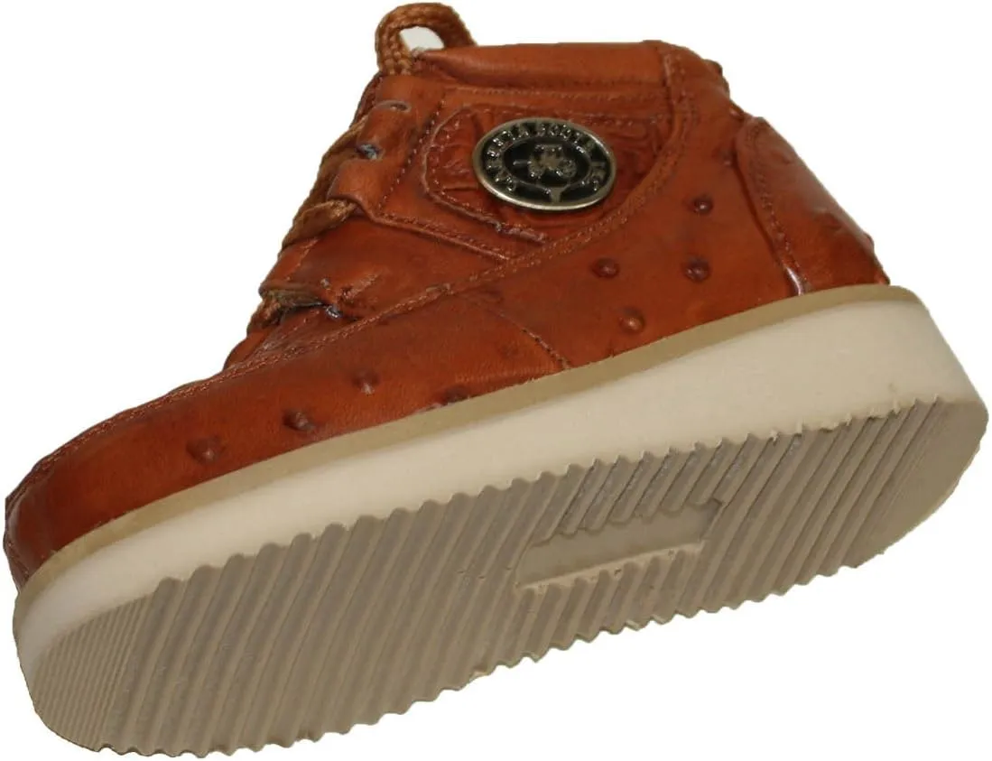 New Mens Embossed Crocodile/Ostrich Tenni Shoe Soft Sole