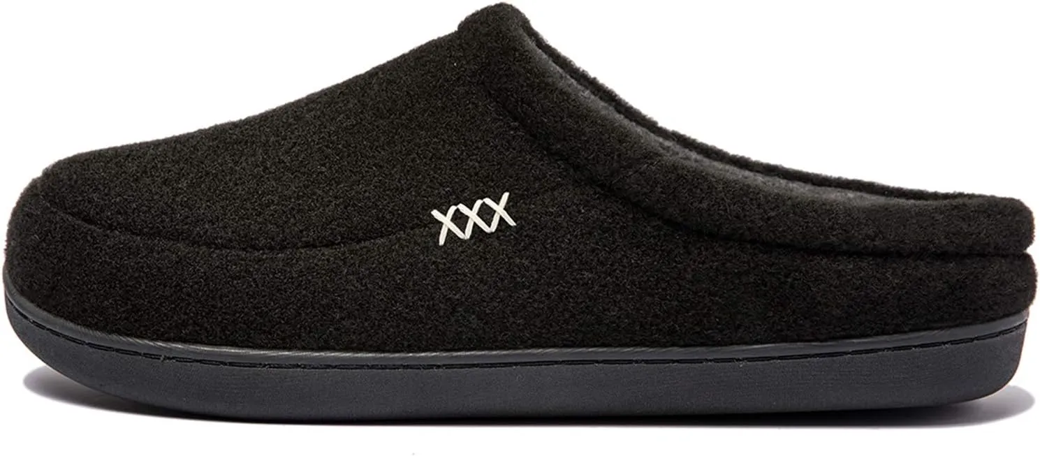 NewDenBer Men's Cozy Memory Foam Slippers Soft Slip on Indoor Outdoor Clog House Shoes