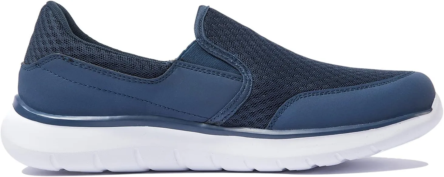 NewDenBer Sport Men's Casual Lightweight Slip-On Walking Shoe Sneakers