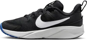 Nike Star Runner 4 Little Kids' Shoes (DX7614-006, Black/Astronomy Blue/Photon Dust/White) Size 12.5