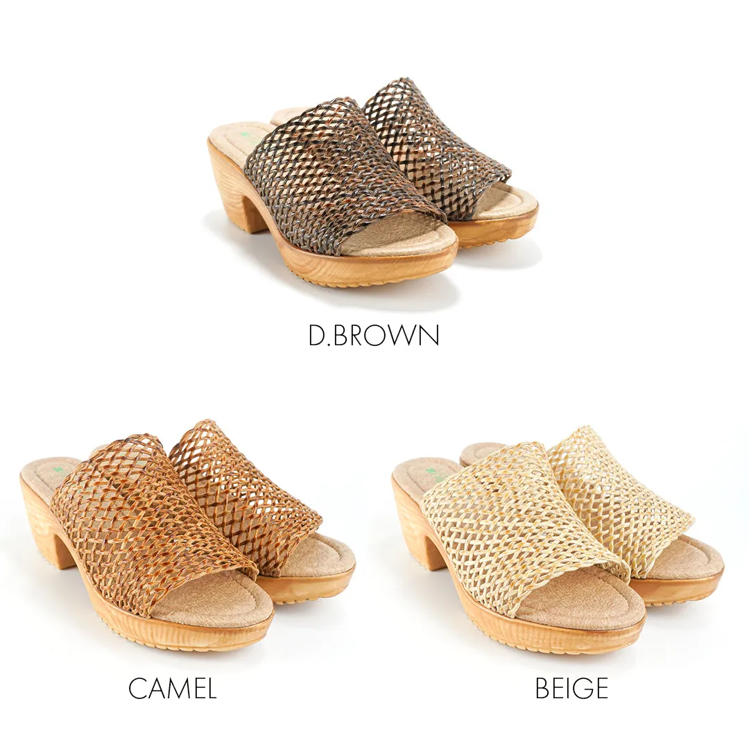 No.1839 Mesh Cover Slip-On Sandal