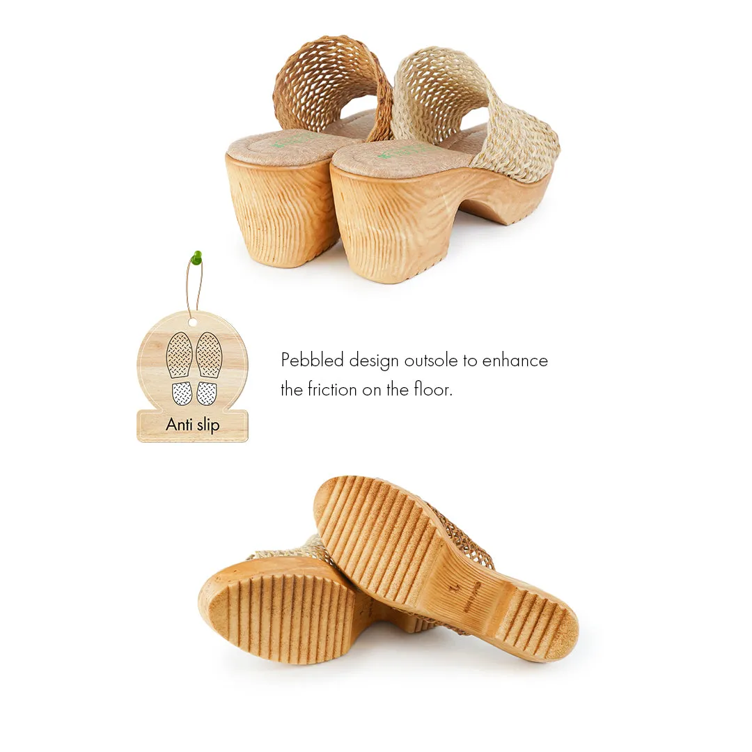 No.1839 Mesh Cover Slip-On Sandal