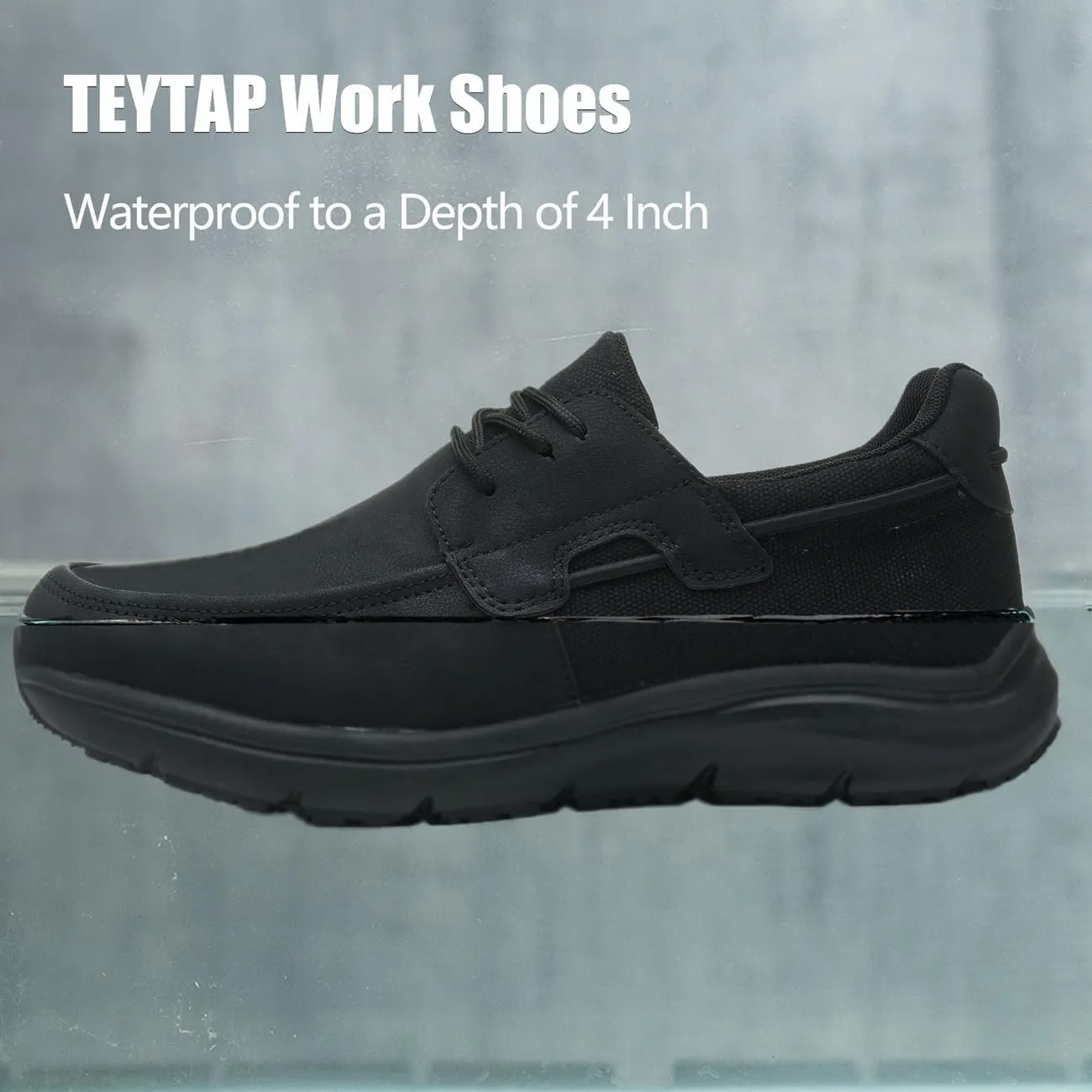 Non Slip Work Shoes for Men Women Waterproof Kitchen Chef Slip Resistant Shoes Casual Lightweight Slip on Walking Sneakers