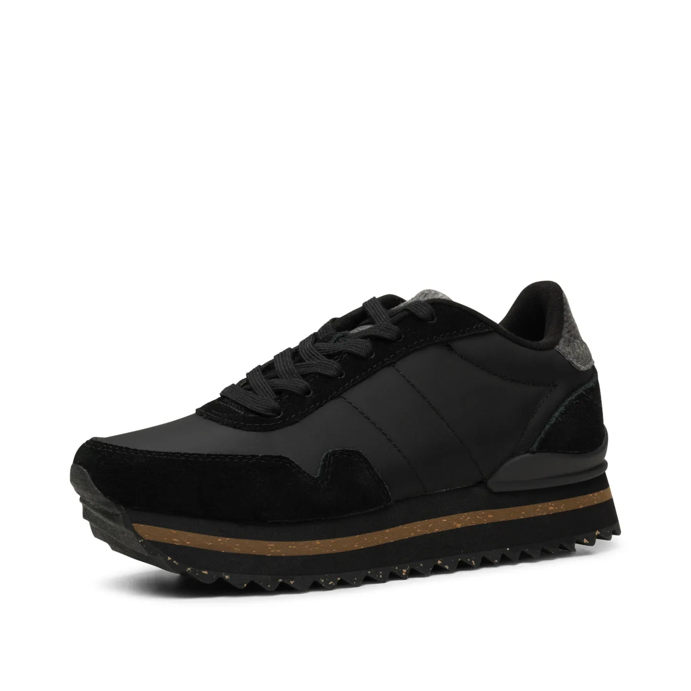 Nora III Leather Plateau - Black