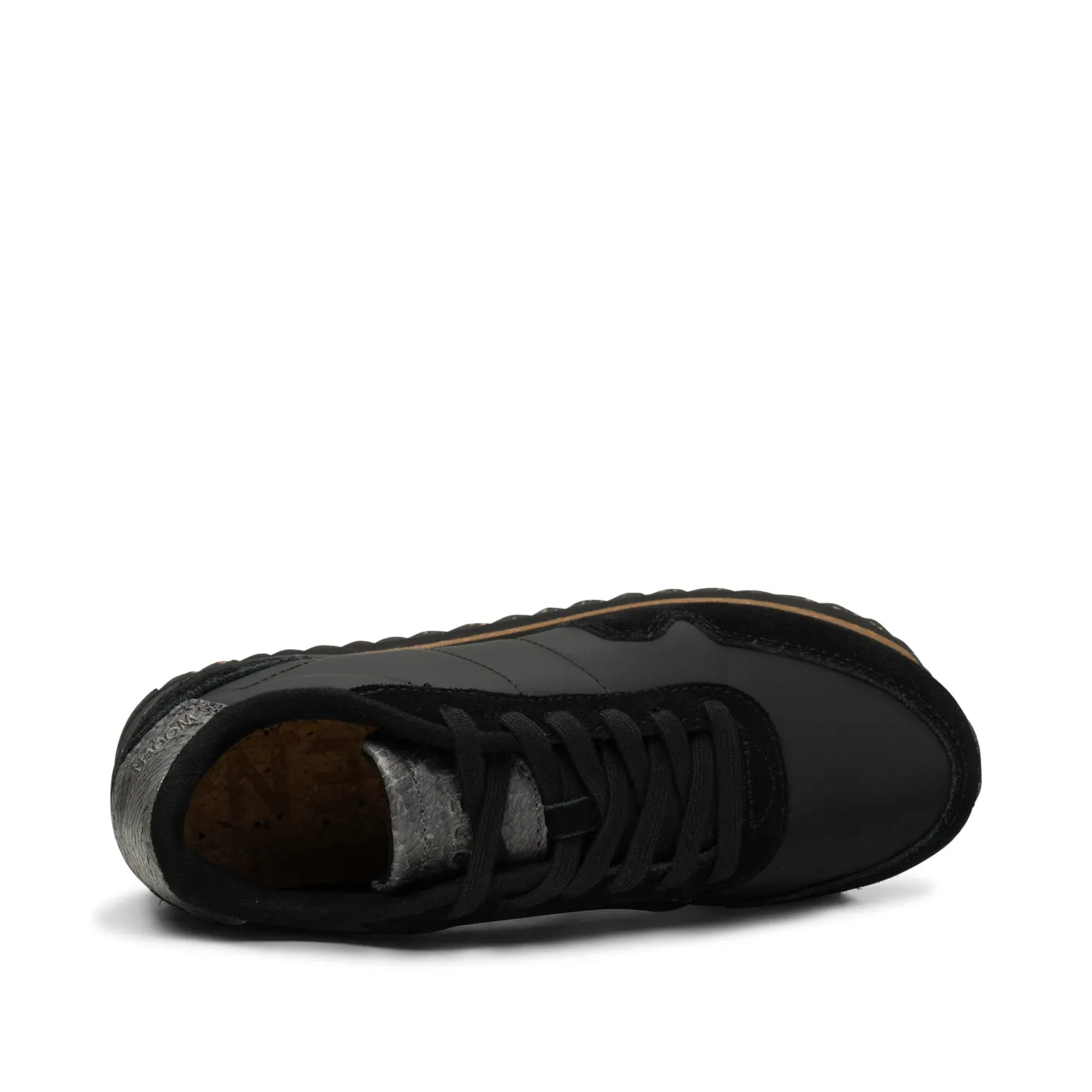 Nora III Leather Plateau - Black