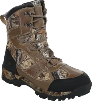 Northside Men's Renegade 800 Thinsulate Insulated Mid-Calf Lace-Up Waterproof Leather with Daybreak Camo Insert Hunting Boot