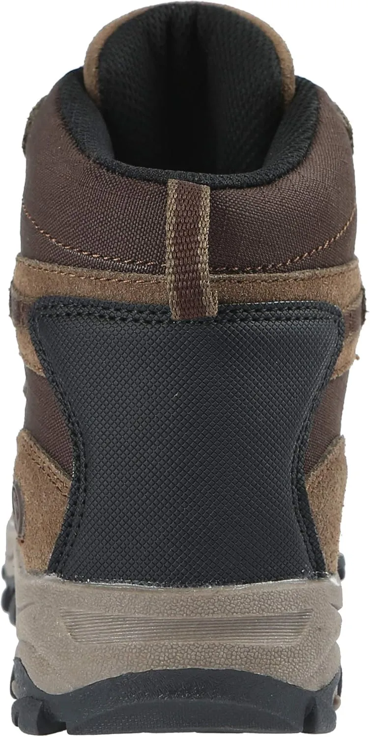 Northside Unisex-Child Rampart Mid Hiking Boots - Lightweight Performance | Suede/Ripstop Nylon Moisture-Wicking Quick Lace-Up Durable TPR Outsole | Kids Hiking Adventure Essential