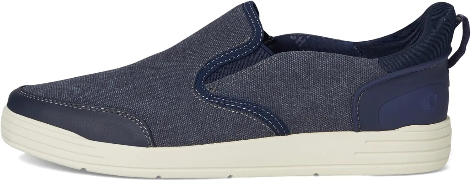 Nunn Bush Men's Kore City Walk Canvas Ez Moc Toe Slip-on Sneakers Easy Off Loafer