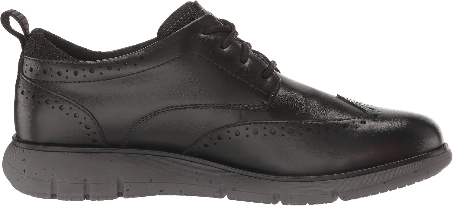 Nunn Bush Men's Stance Wingtip Oxford Brogue Detail Lightweight Comfortable Lace Up