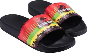 Odd Sox, Slide, Slip On Sandal, Jurassic Jungle Explorer, Soft, Comfortable, Unisex