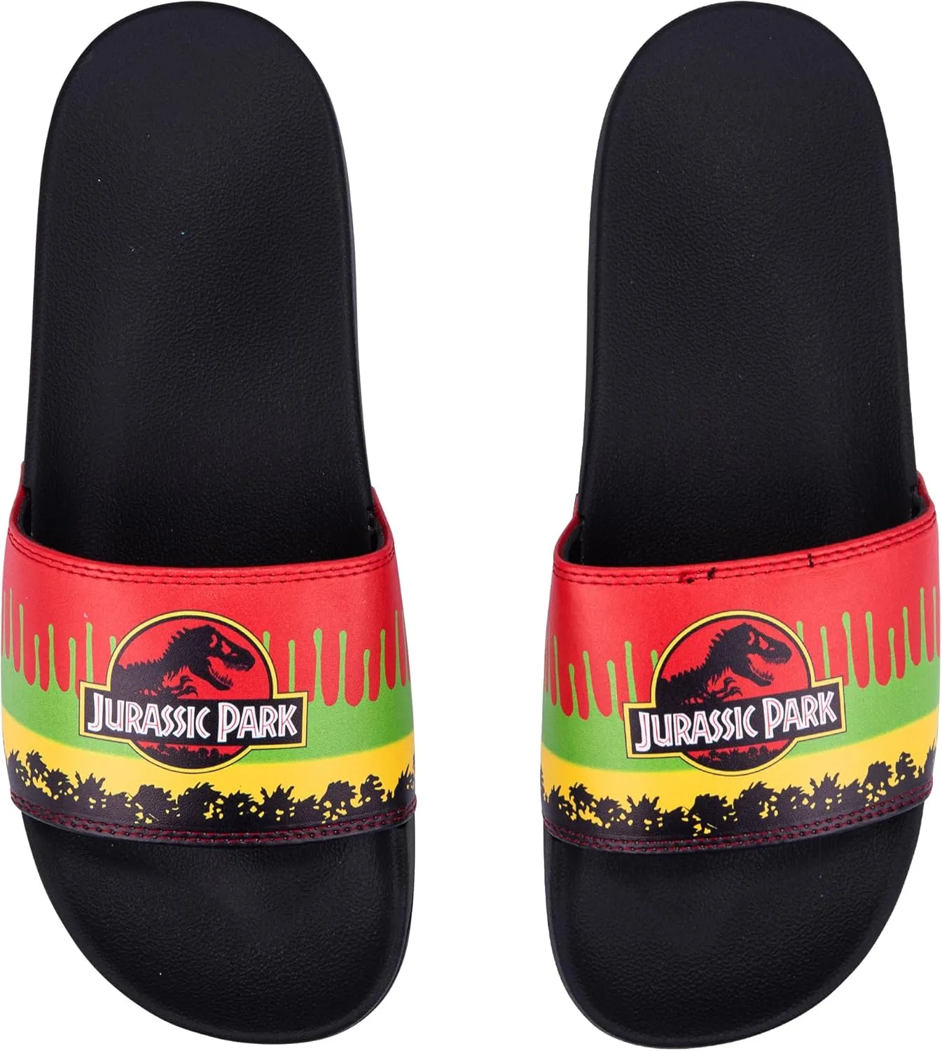 Odd Sox, Slide, Slip On Sandal, Jurassic Jungle Explorer, Soft, Comfortable, Unisex