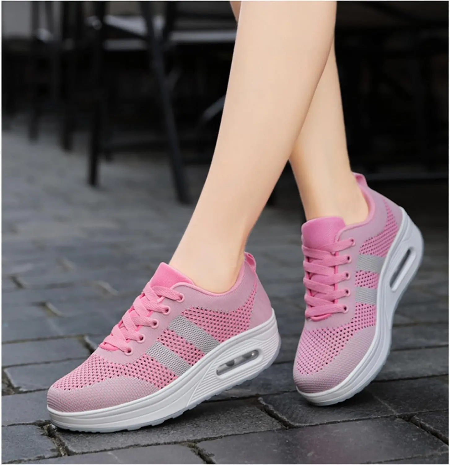Orthopedic Shoes for Women, Womens Slip on Non Slip Work Shoes Comfortable Air Cushion Sneakers with Arch Support
