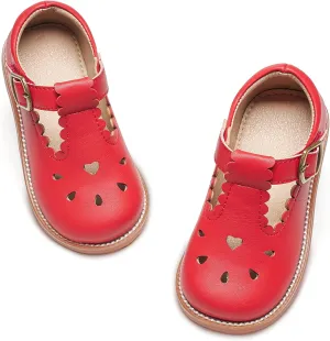 Otter MOMO Toddler/Little Girls Mary Jane Slip-on School Uniform Party Dress Shoes