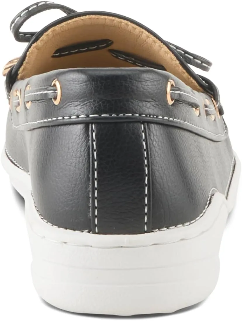 PATRIZIA Women's Wardell Slip-On Boat Shoes – Casual Elegance with Supportive Insole, Lightweight Design