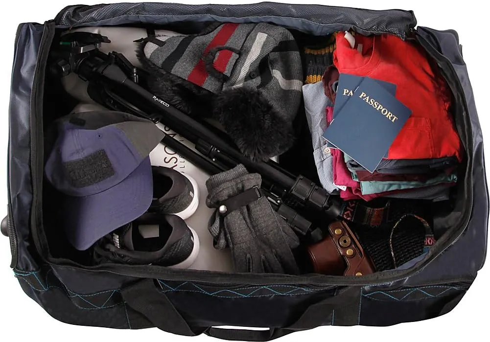Perry Ellis Men's 24" Lightweight Rolling Duffel Bag-A324