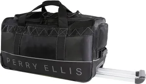 Perry Ellis Men's 24" Lightweight Rolling Duffel Bag-A324
