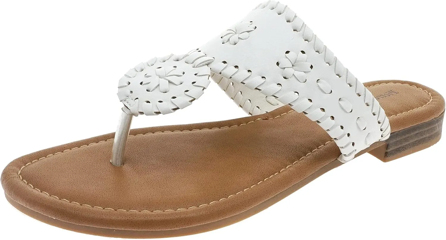 Pierre Dumas Women's Rosetta Slip-on Sandals