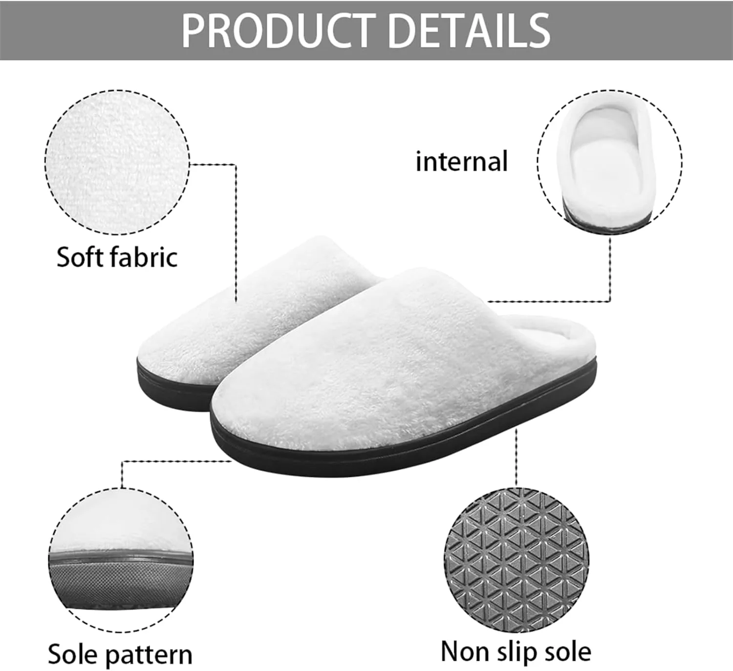Polero Cute Printed Kids Slippers - Soft Plush Winter Slip On House Slippers