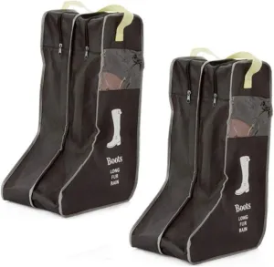 Portable Tall Boots Storage Bags|2 Packs Dust-proof Tall Boot Carry Bag for Travel and Daily Use