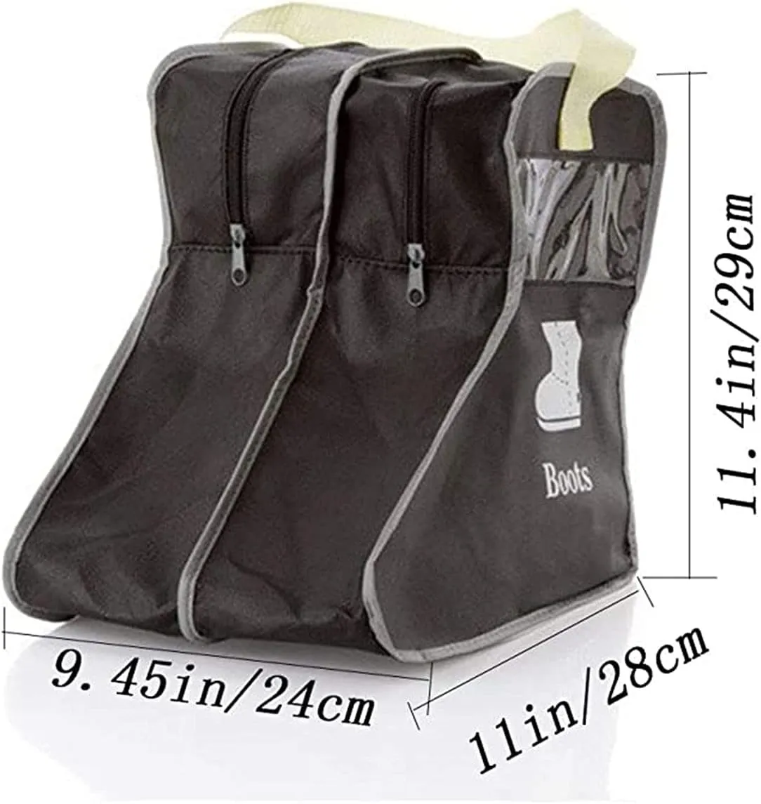Portable Tall Boots Storage Bags|2 Packs Dust-proof Tall Boot Carry Bag for Travel and Daily Use