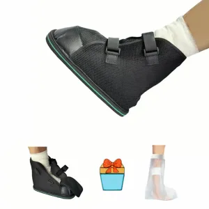 Post-op Shoe, Medical Boot, Adjustable Walking Shoe with Magic Sticks, Recovery Shoe for Post-surgery,Broken Foot or Toe, Unisex, Easy to Wear, for Summer (XL)