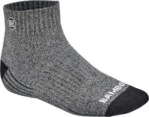 Premium Bamboo Crew Work Socks- Quarter High Moisture Wicking, Odor Eliminating