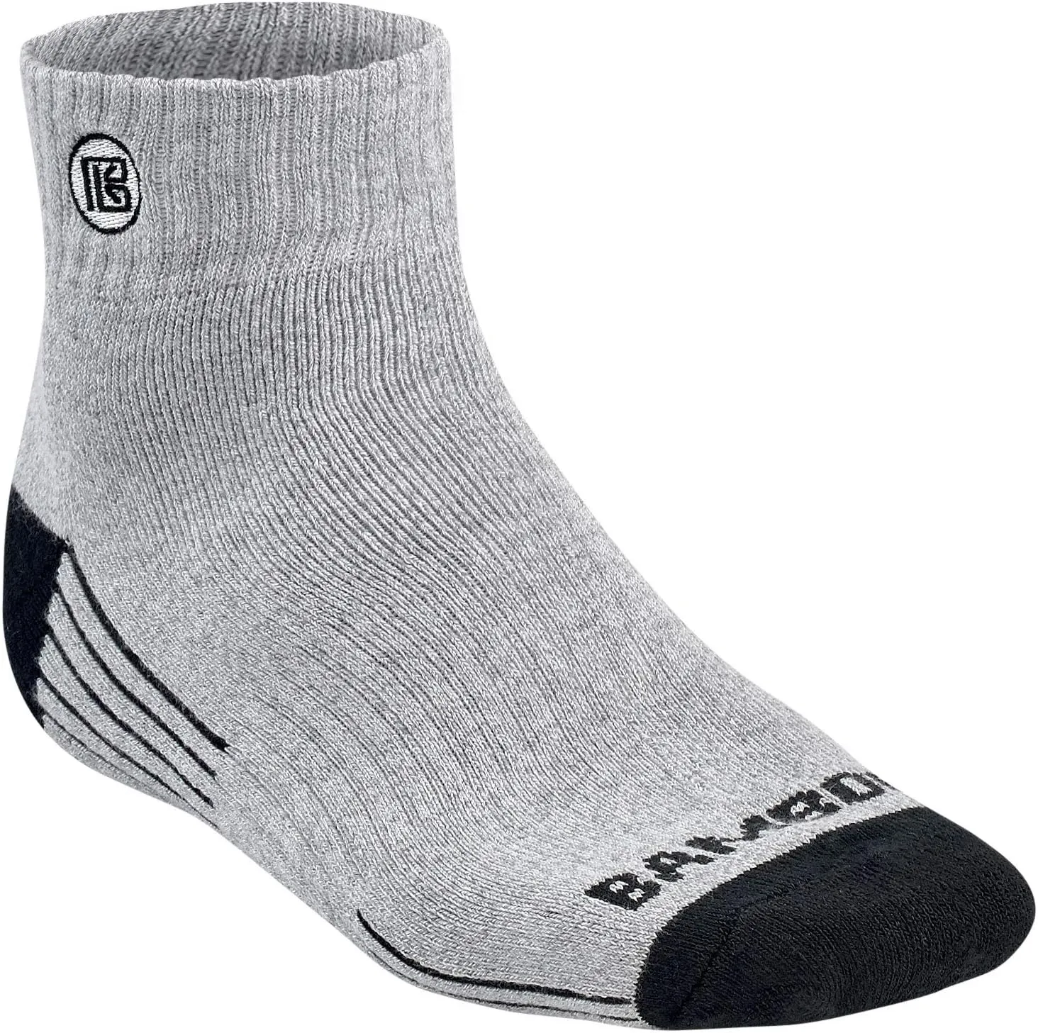 Premium Bamboo Crew Work Socks- Quarter High Moisture Wicking, Odor Eliminating