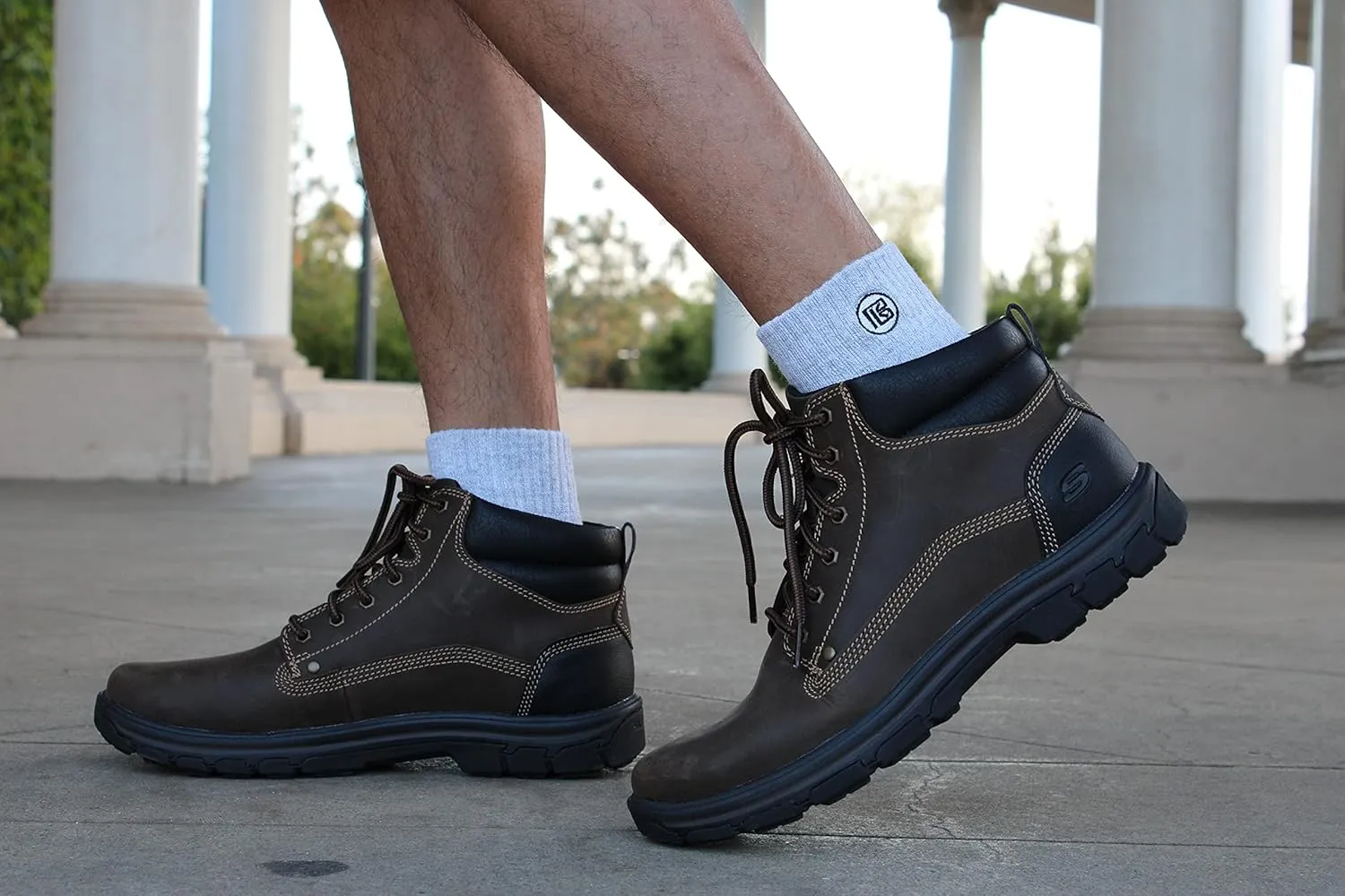 Premium Bamboo Crew Work Socks- Quarter High Moisture Wicking, Odor Eliminating