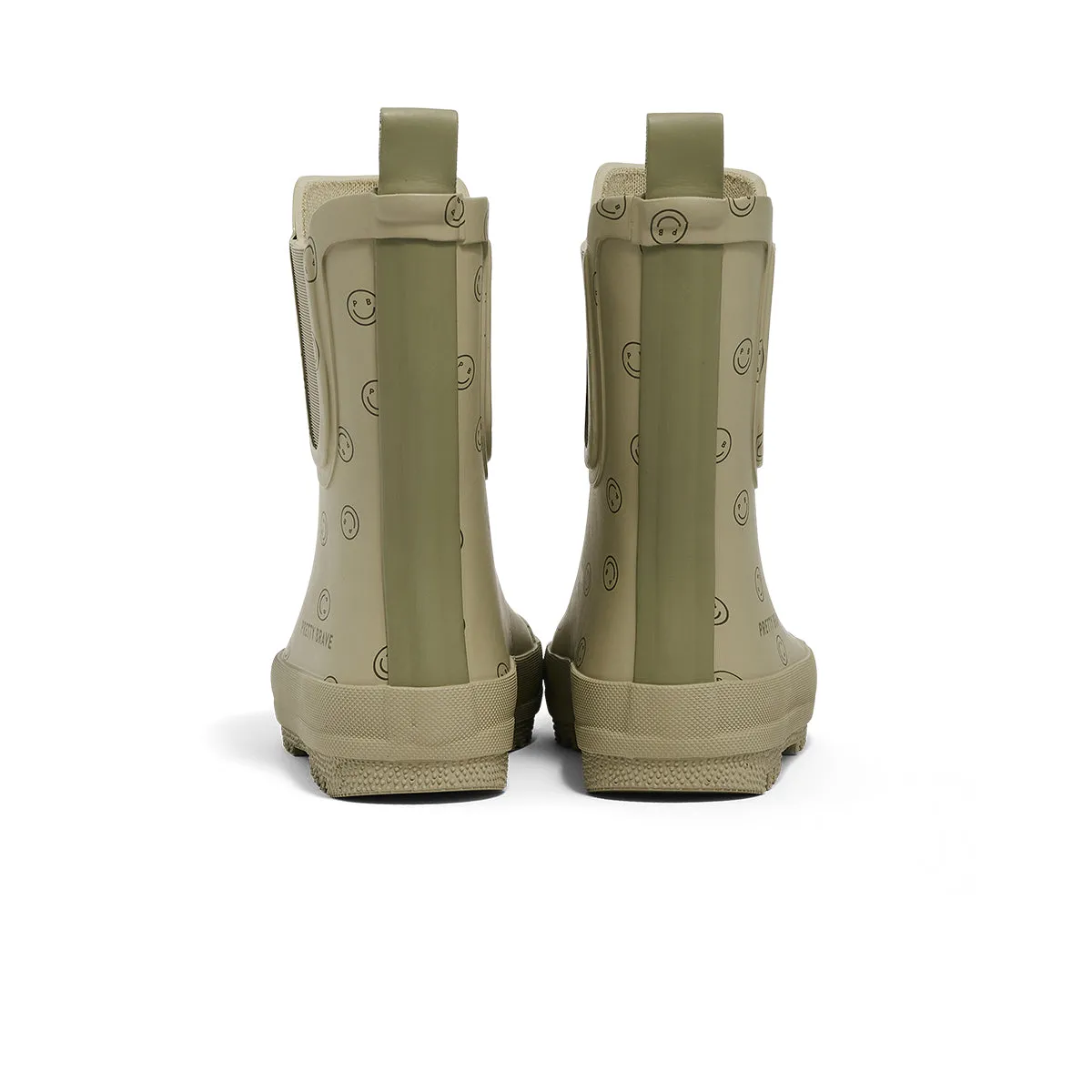 Pretty Brave Puddle Boot - Sage Smiley