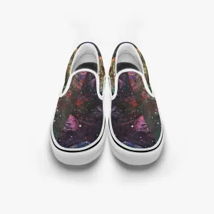 Prismyx Split-Style Psychedelic Slip-On Shoes