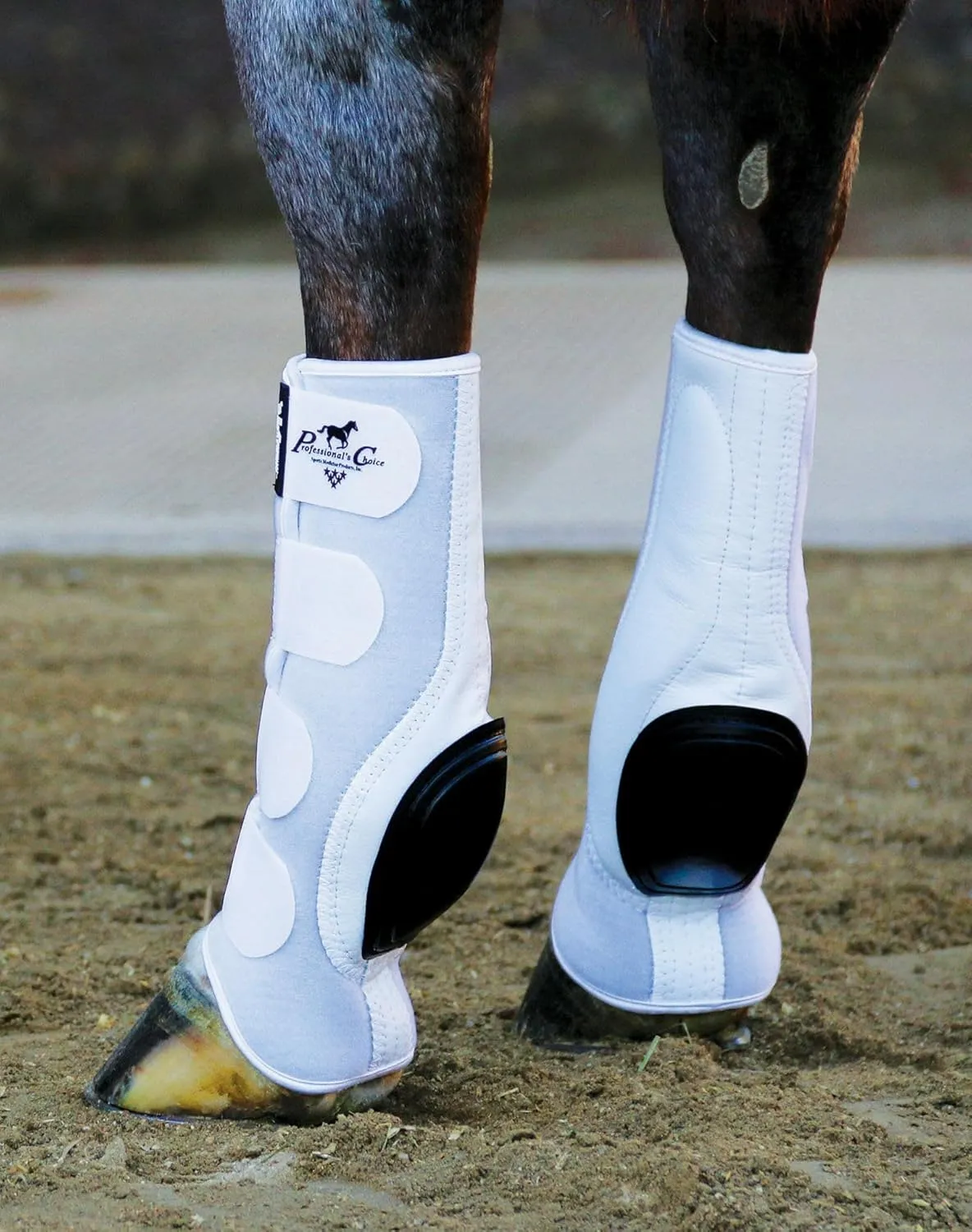 Professional's Choice Equine Ventech SlideTec Skid Rear Leg Boot | Prevents Burns During Sliding Stops | Pair | Short or Standard Size