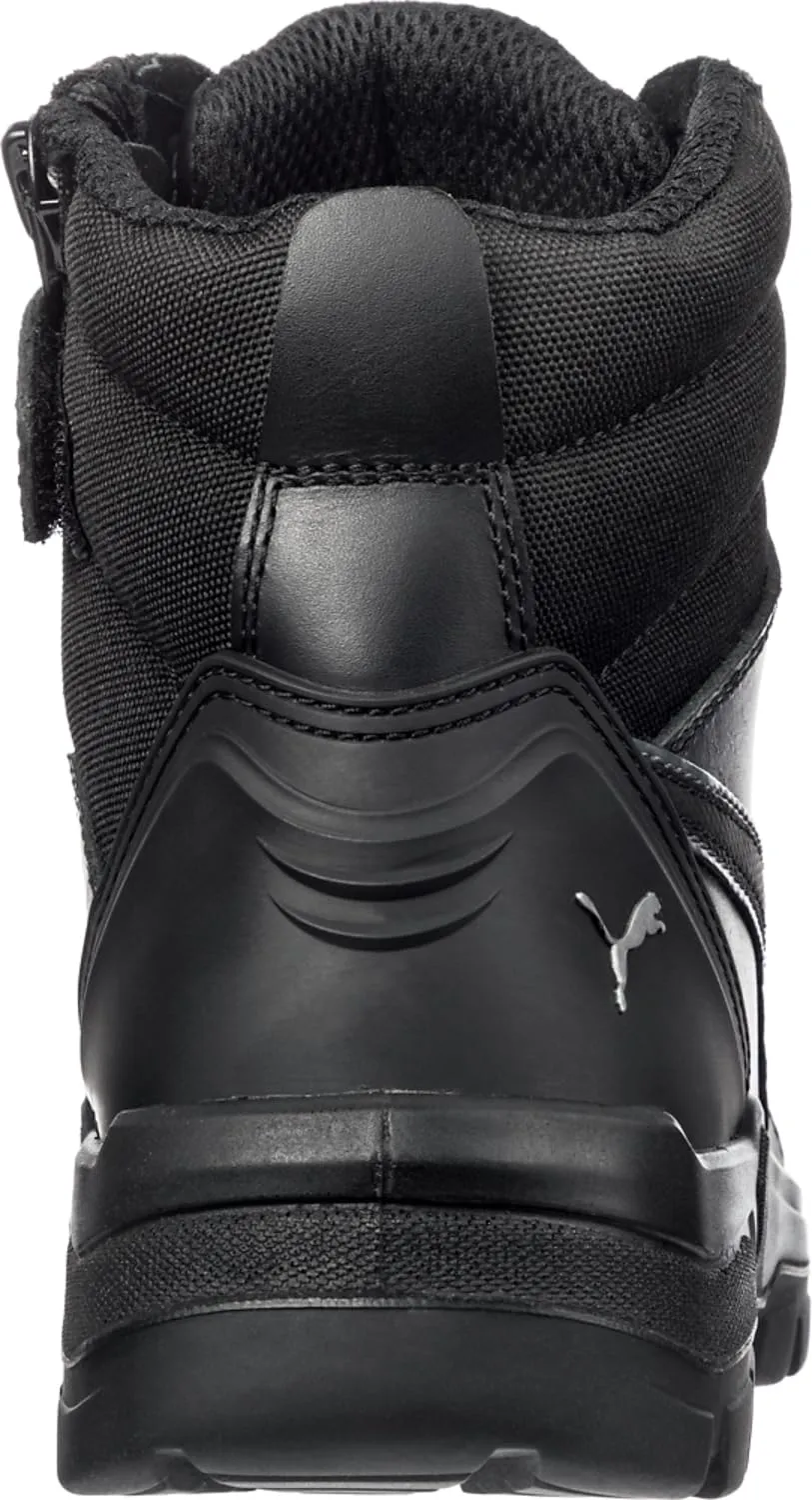 PUMA Men's Conquest Black Soft Toe Industrial Boot, 10.5