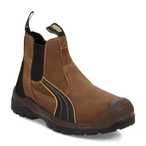 PUMA Men's Tanami Double Gore Brown Soft Toe Mid Industrial Shoe, 9