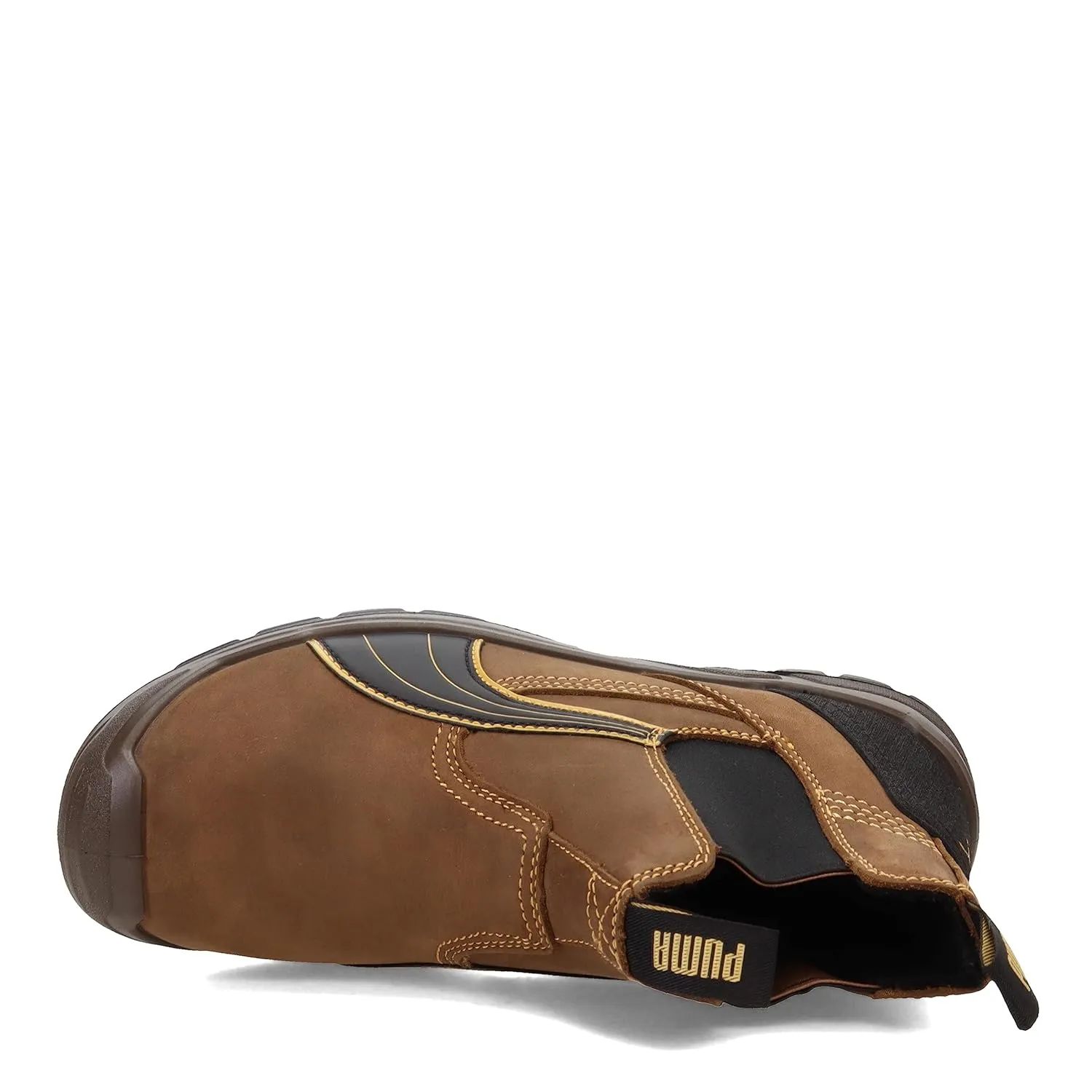 PUMA Men's Tanami Double Gore Brown Soft Toe Mid Industrial Shoe, 9