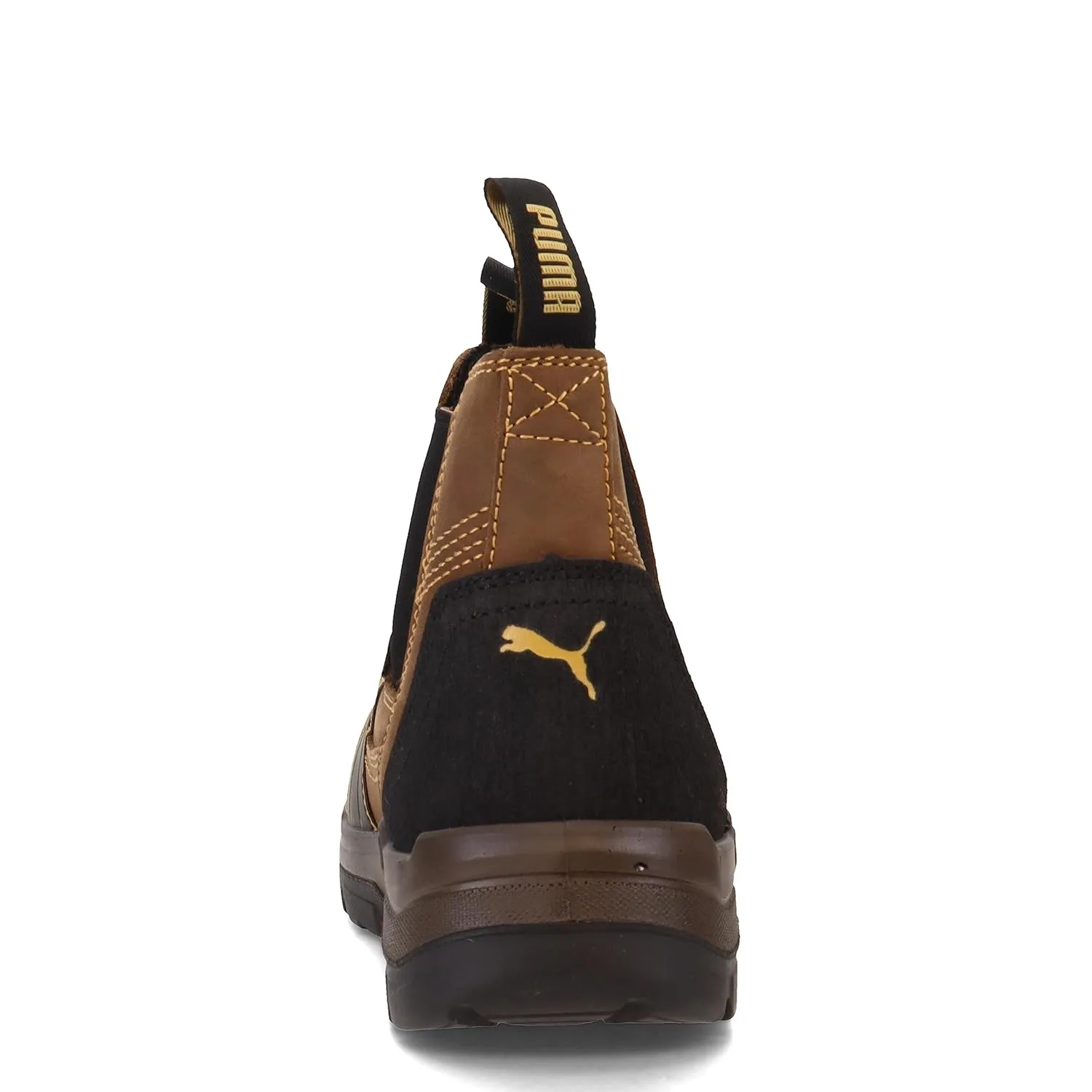 PUMA Men's Tanami Double Gore Brown Soft Toe Mid Industrial Shoe, 9