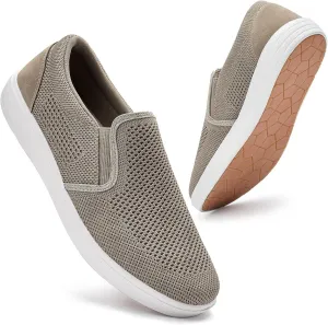 Puxowe Men's Casual Slip On Walking Shoes Mesh Comfortable Loafer