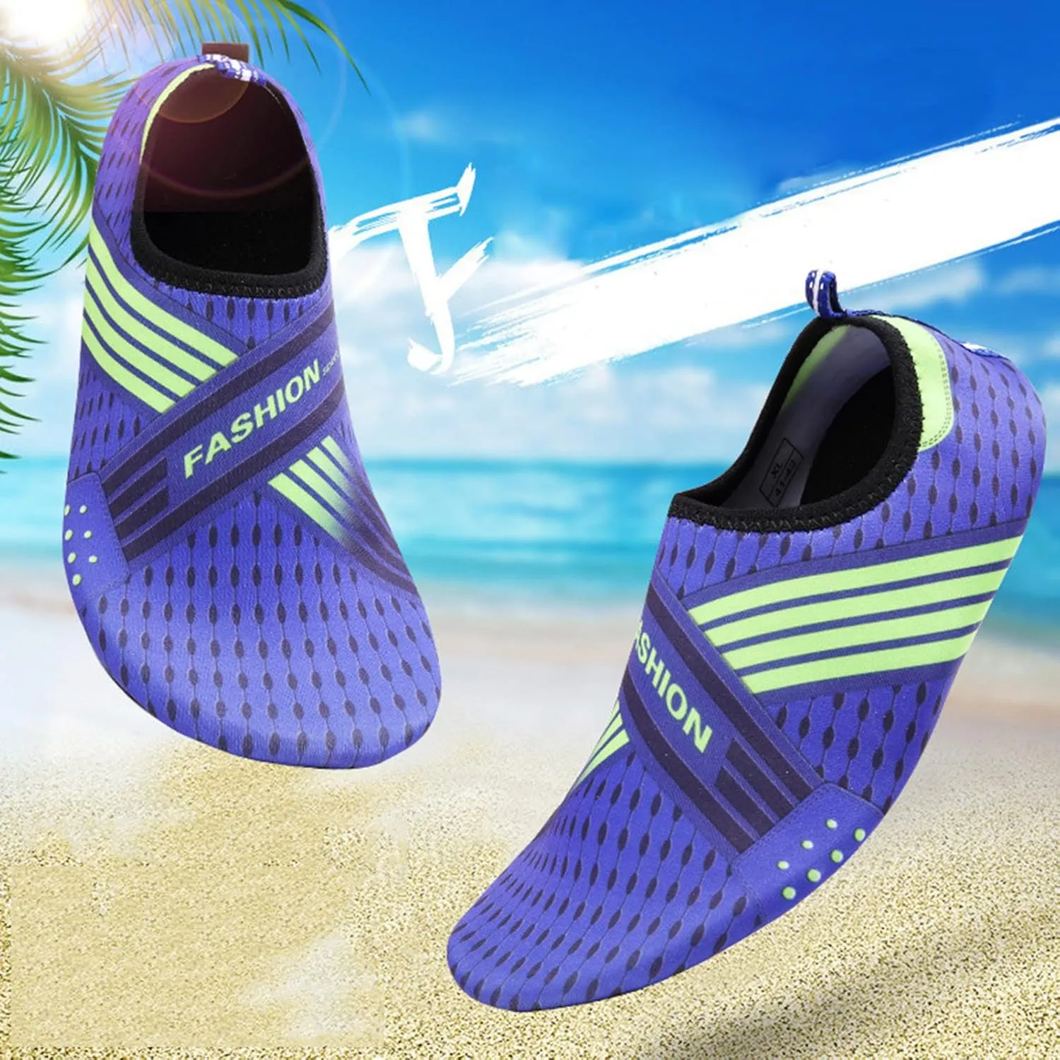 Quick Dry Aqua Water Shoes Barefoot Beach Swim Pool Shoes for Women Men Outdoor Sports Hiking Surf Yoga Lightweight Non Slip Footwear