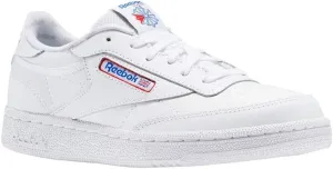 Reebok Classic Club C Big Kid's Shoes White/Vital Blue/Blue bs8847 (5.5 M US)