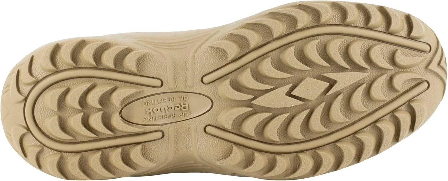 Reebok Work Mens Rapid Response Rb 8 Inch Electrical Hazard Composite Toe Work Safety Shoes Casual - Beige