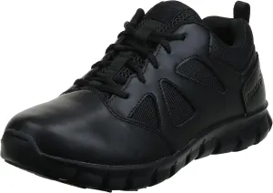 Reebok Work Men's Rb8405 Sublite Cushion Tactical Mid Cut Soft Toe Shoe Black Military