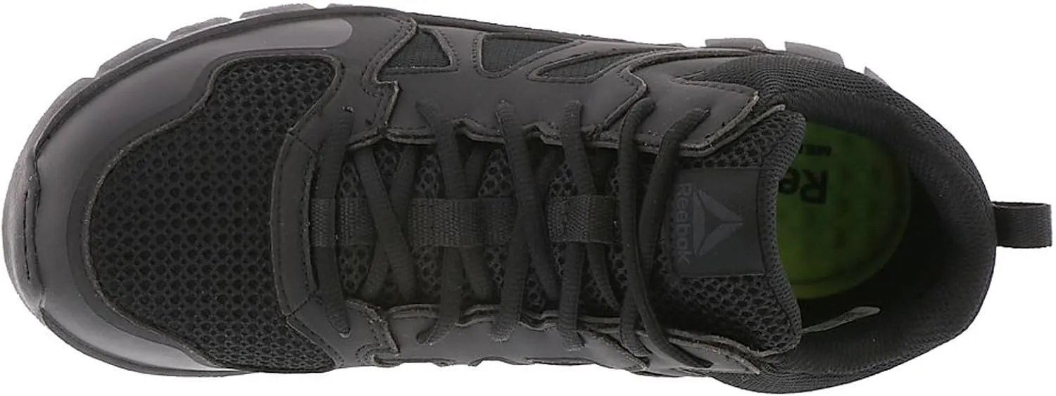 Reebok Work Men's Rb8405 Sublite Cushion Tactical Mid Cut Soft Toe Shoe Black Military