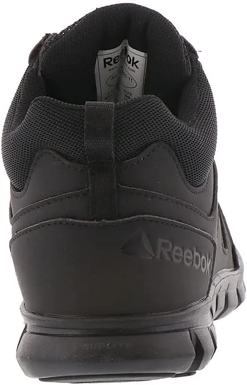 Reebok Work Men's Rb8405 Sublite Cushion Tactical Mid Cut Soft Toe Shoe Black Military