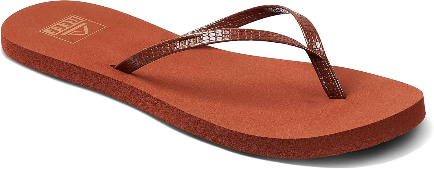 REEF Bliss Nights Women's Flip Flop, Super Lightweight and Soft Footbed, Thin Strap Beach Sandal