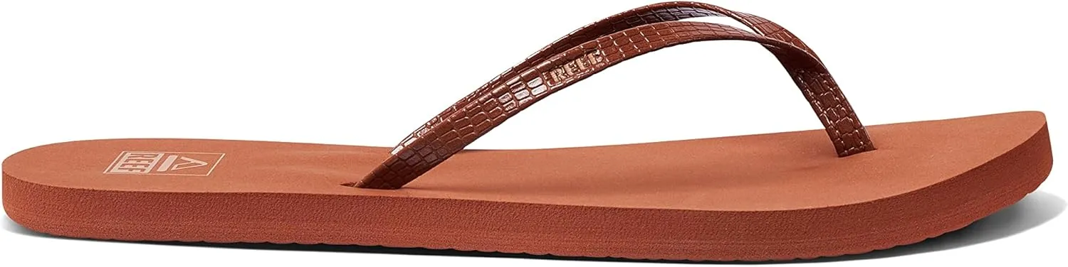 REEF Bliss Nights Women's Flip Flop, Super Lightweight and Soft Footbed, Thin Strap Beach Sandal