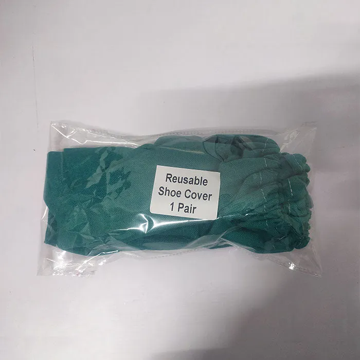 Reusable Shoe Cover Green (Pack of 20)