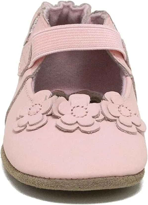 Robeez Baby Girls and Unisex Soft Soles Slip-Resistant Crib Shoes Slippers for Infant and Toddler, 0-24 Months