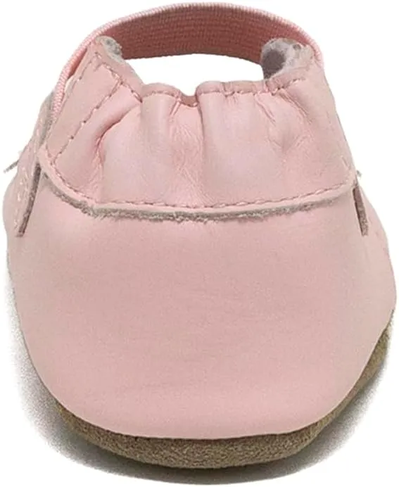 Robeez Baby Girls and Unisex Soft Soles Slip-Resistant Crib Shoes Slippers for Infant and Toddler, 0-24 Months