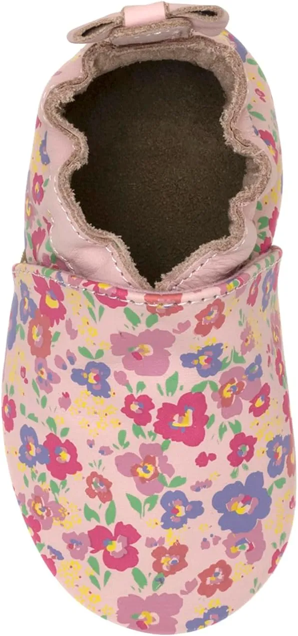 Robeez Baby Girls and Unisex Soft Soles Slip-Resistant Crib Shoes Slippers for Infant and Toddler, 0-24 Months