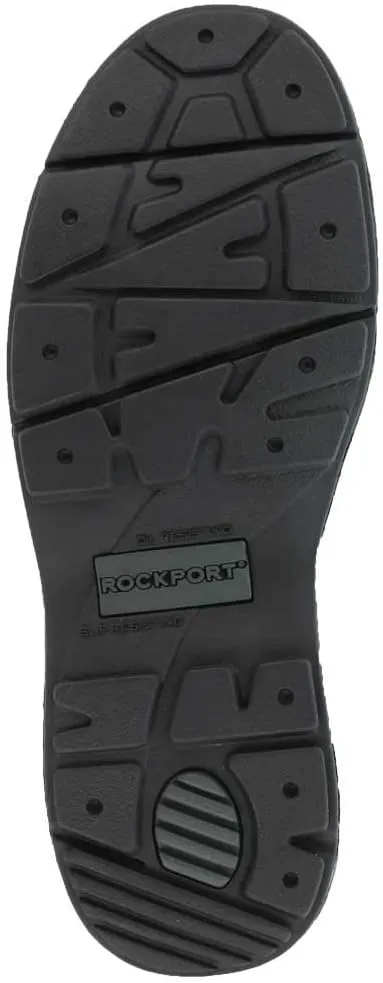 Rockport Works Men's Huron MaxTrax Slip Resistant Soft Toe Work Shoe